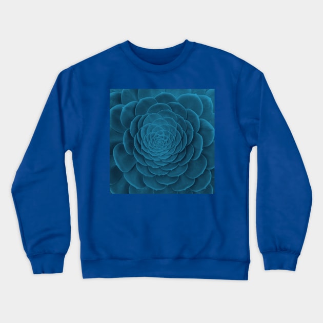 FAT PLANT BLUE Crewneck Sweatshirt by MAYRAREINART